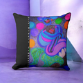 "Cosmic Love" Abstract Throw Pillow by Hood-Hippie Community"