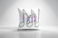 "The Rhythm of Joy" Throw Pillow