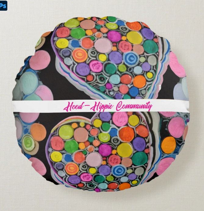 "Dopamine Decor" Throw Pillow