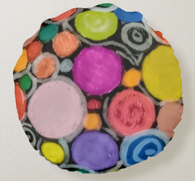 "Dopamine Decor" Throw Pillow